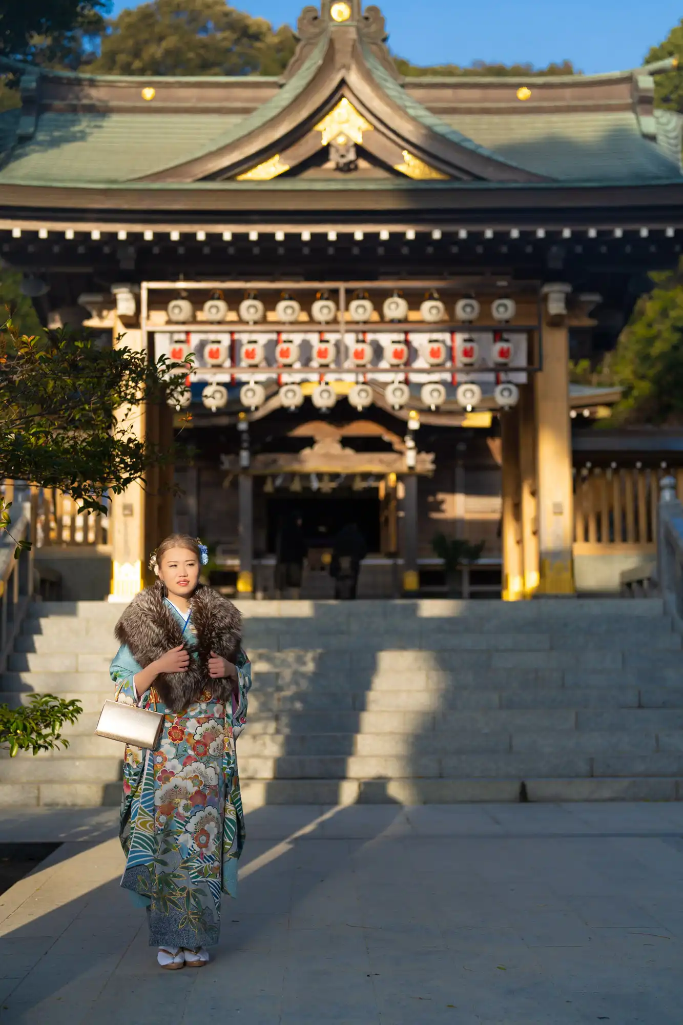 【福岡県春日市で家族写真撮影】成人式の撮影です。春日神社と春日公園での撮影です。8