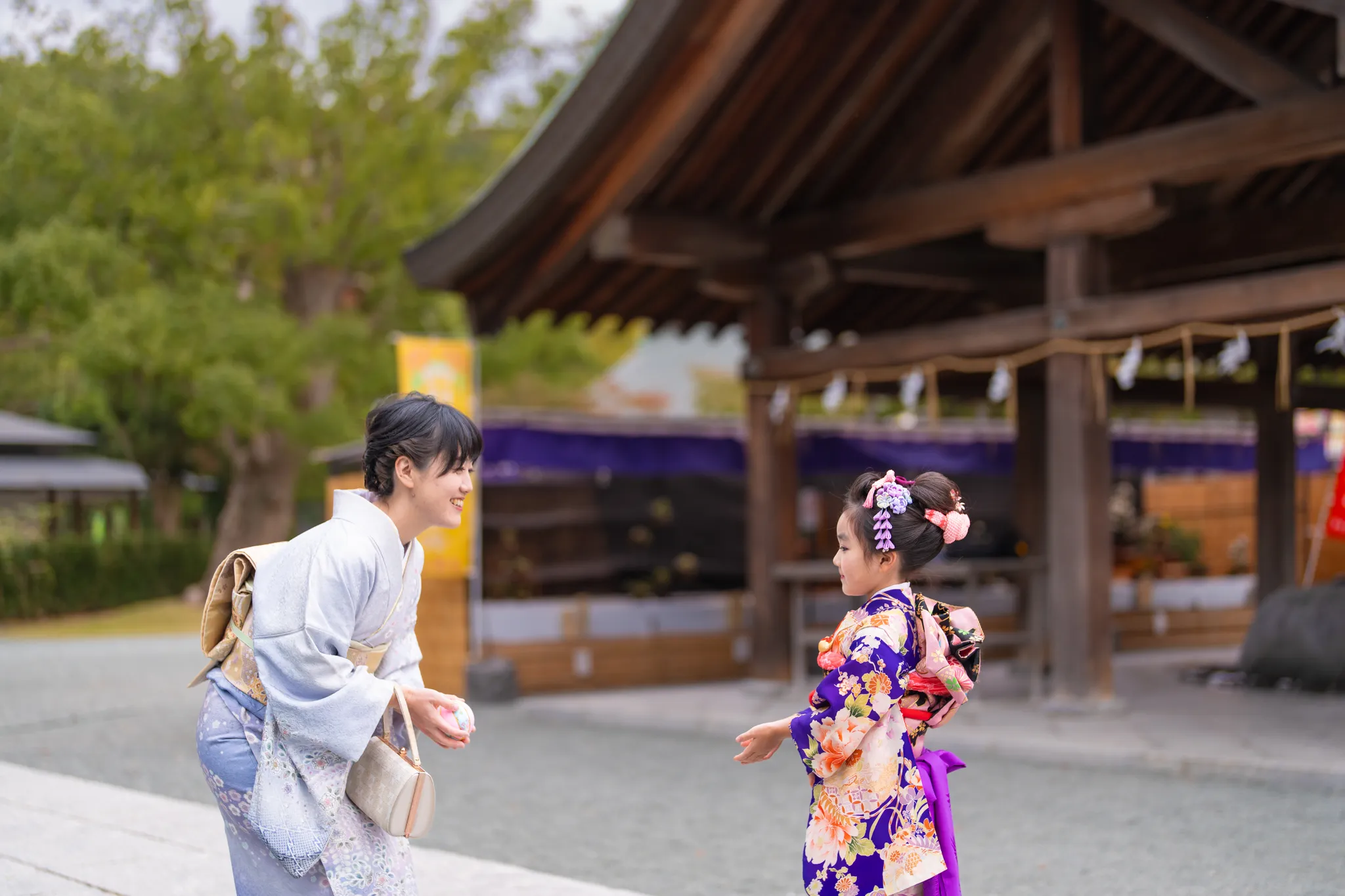 【福岡県宗像市で家族写真撮影】100年前のお着物だったようです。すごい11