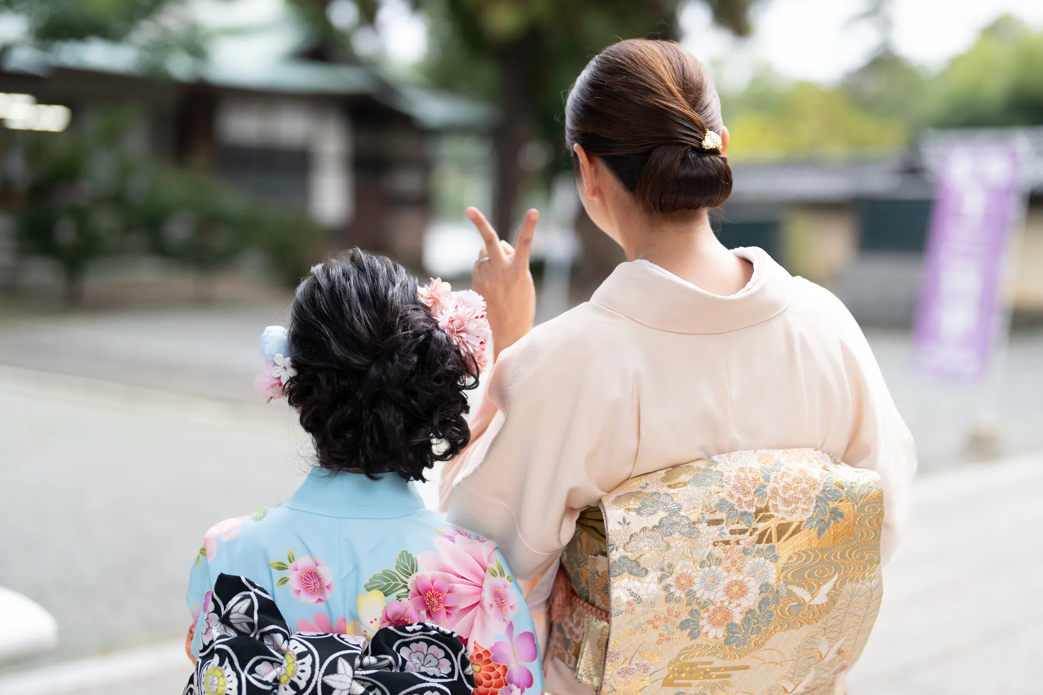 【福岡県福岡市東区で家族写真撮影】7歳の女の子と、生後まもない弟くんのお宮参りの撮影です。8