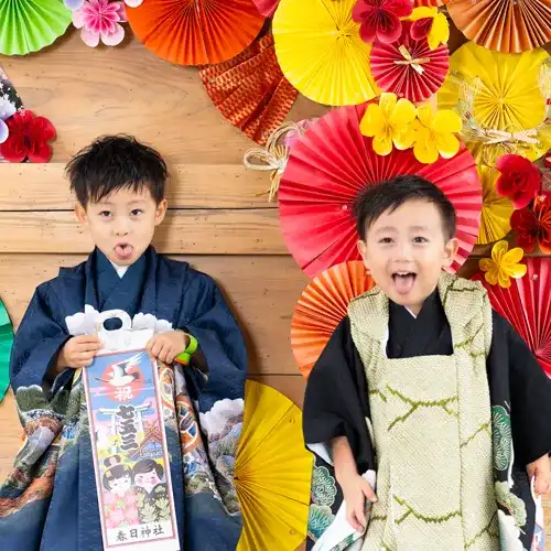 福岡県春日市での七五三撮影です。