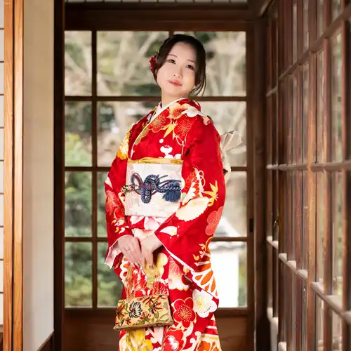 【山口県下関市で成人式撮影】三姉妹の次女様の成人式撮影です。撮影の途中では、彼氏様もご一緒にいらっしゃり、楽しくカップル撮影も行いました。7