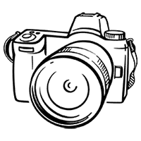 カメラのイラスト